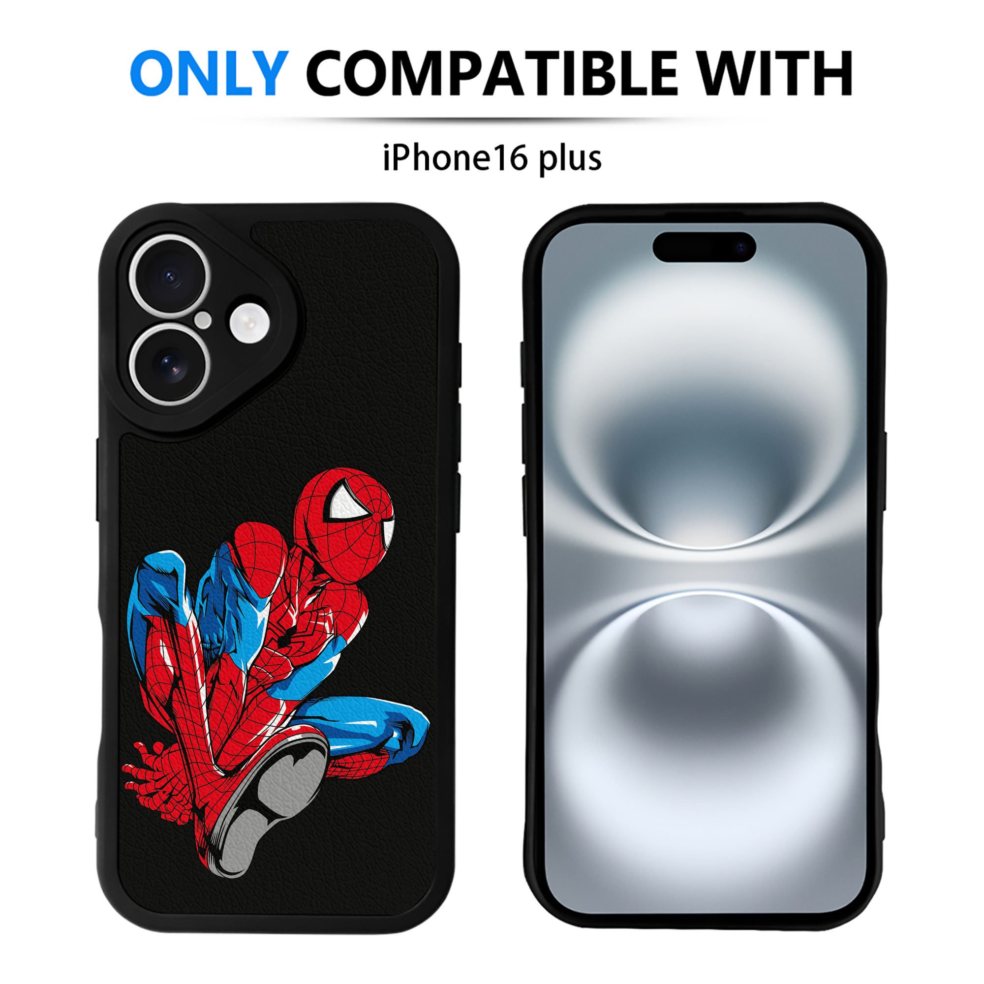 （画像用） アベンジャーズ The Avengers 【iPhone 16シリーズ対応】シリコンスマホケース（レザー調） 材質：シリコン